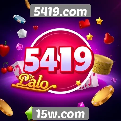 Atividades promocionais e bônus no 5419.com
